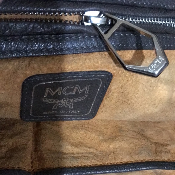 MCM Leather Chain Link Shoulder Bag - Picture 11 of 14